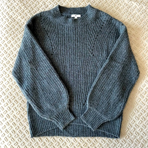 BP Women's Pointelle Crewneck Pullover Sweater Size XS - Picture 5 of 9